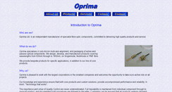 Desktop Screenshot of oprima.co.uk